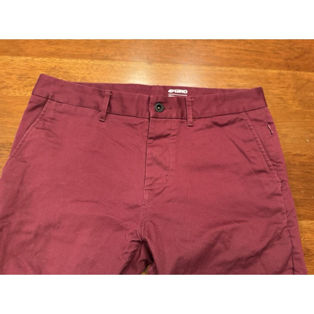 Size 33 Giro Santa Cruz Cycling Pants Purple Button Fly